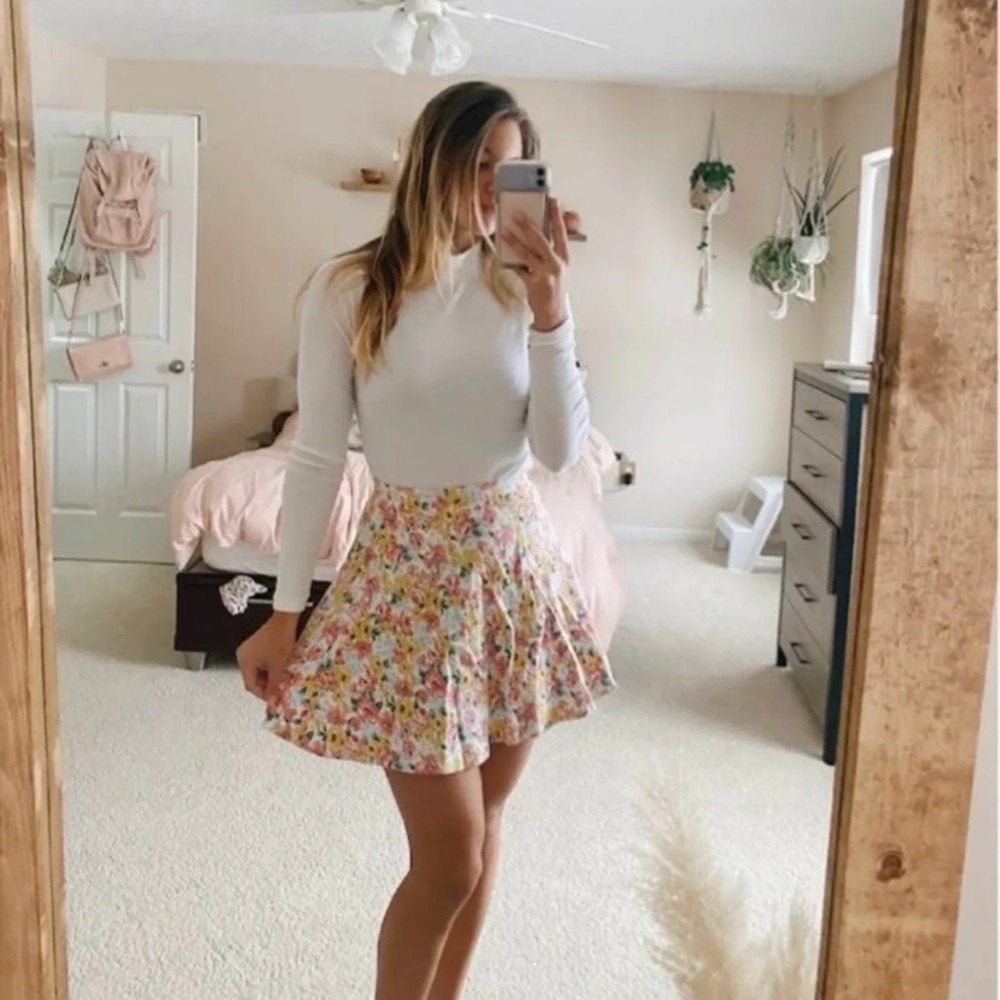 Anthropology mini skirt